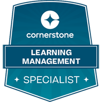 Cornerstone Learning Management Specialist Certificate