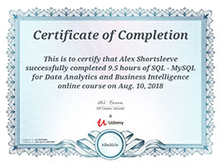 SQL-MySQL certificate