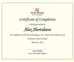 Teaching Certificate